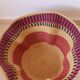 African Bolga Basket Hanging Basket Handmade Colorful Bohemian