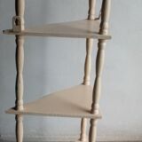 Old corner wall shelf turned wood