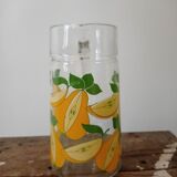 Carafe motif fruits