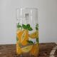 Fruit pattern decanter
