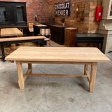 Solid oak farmhouse table