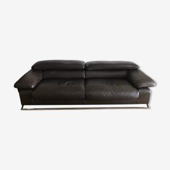 Sofa leather rock bobois