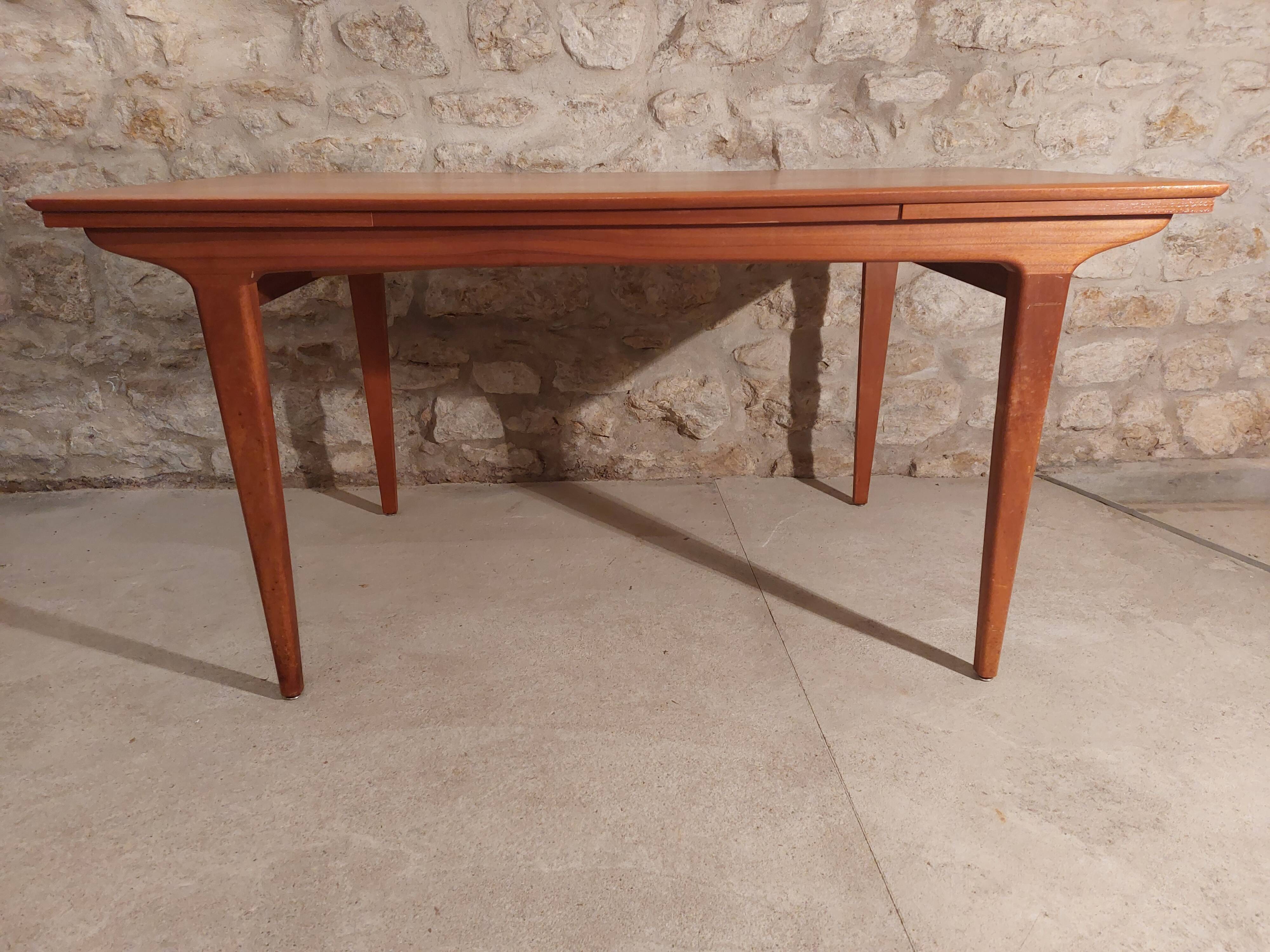 Scandinavian teak table 60s