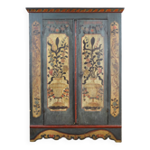 German folk art bridal armoire, 1809