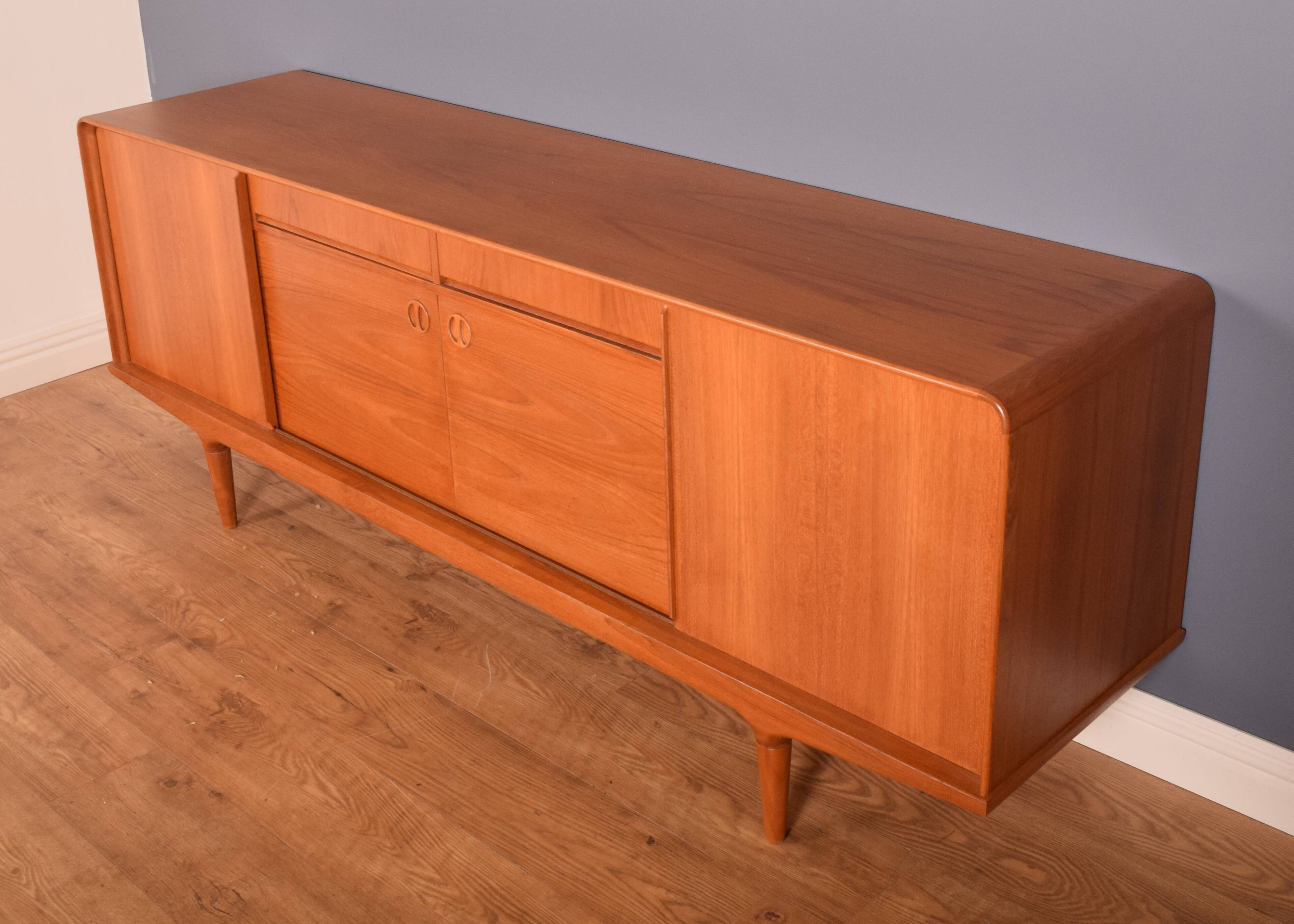 Restored Retro Teak Danish 1960s Clausen & Søn Sideboard