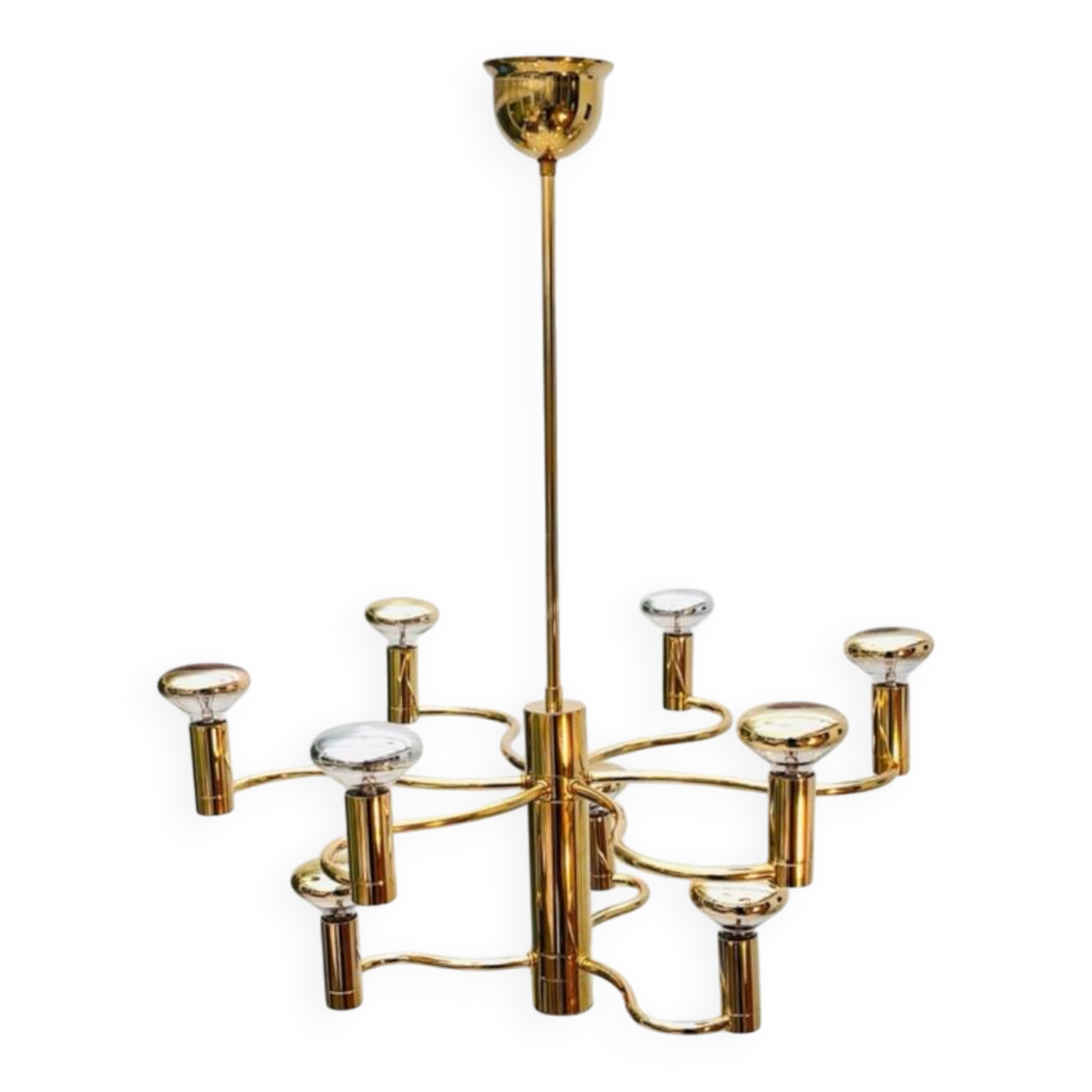 Solid brass chandelier