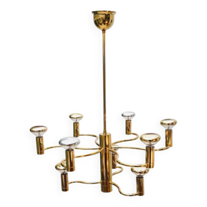 lustre en laiton massif