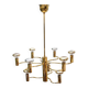 Solid brass chandelier