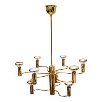 Solid brass chandelier