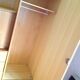 Oak veneer secretary cabinet, Scandinavian style / vintage 60s-70s
