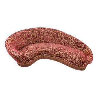 Canapé courbé Domus italien des années 1950 par Federico Munari