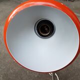 Chrome hinged lamp year 70 orange