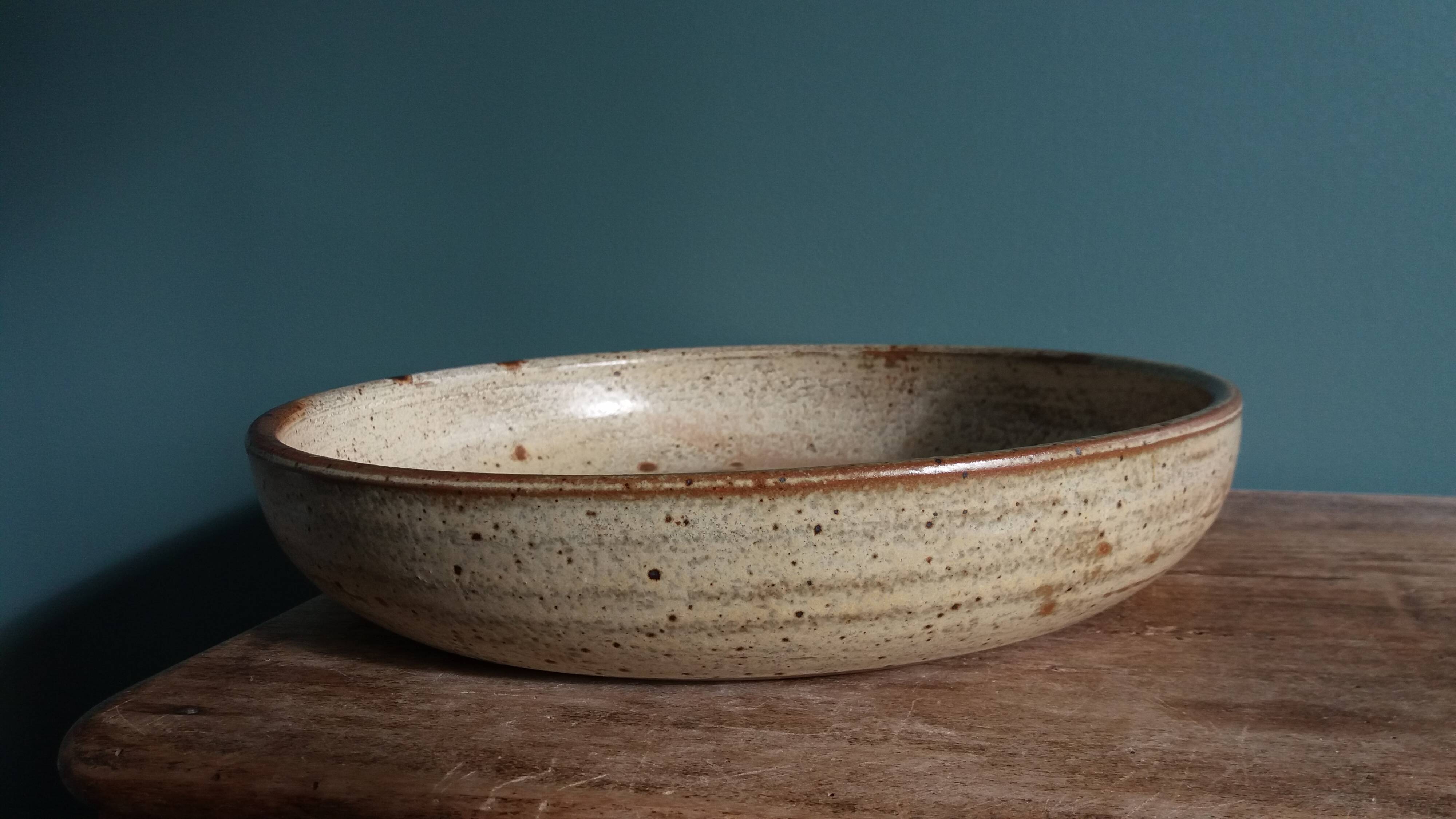 Earthenware salad bowl from Puisaye, Jean-Pierre Prud’homme