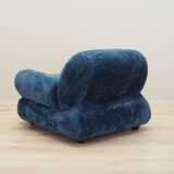 Blue armchair, Italian design, 1970s, production: Italy