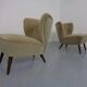Set of German Organic Club Chairs, 1950s