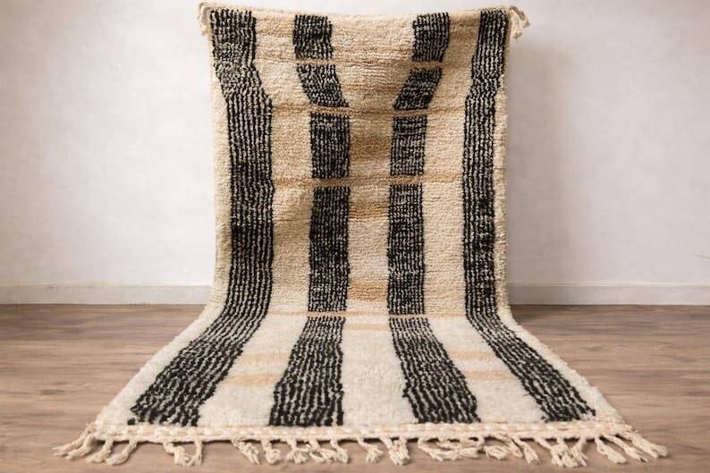 Tapis berbère fait main sur mesure authentique 150/250 cm