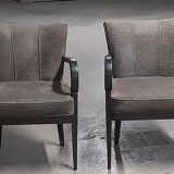 Paire de fauteuils bridge contemporains