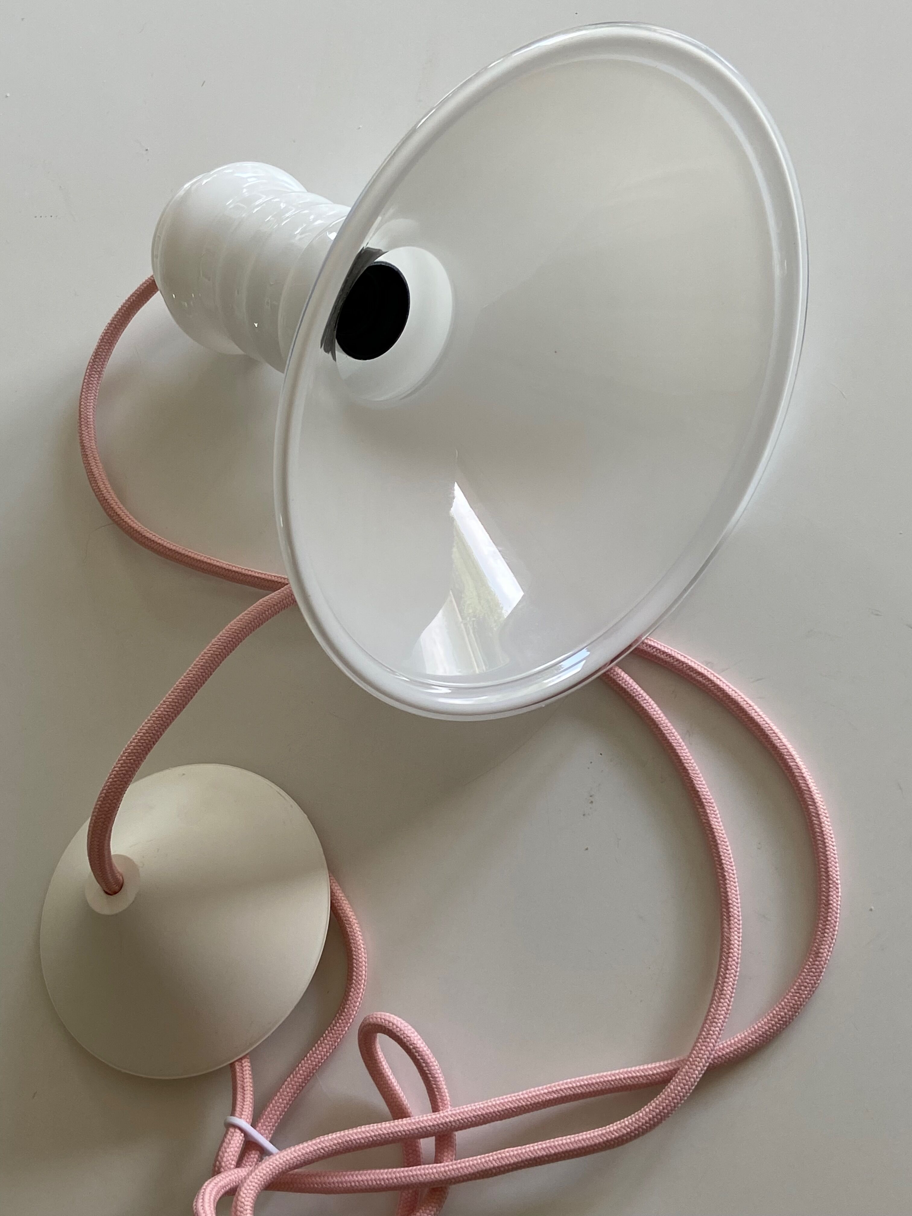 Sidse Werner small Apotheker Pendant Lamp by Holmegaard, Denmark, 1980s