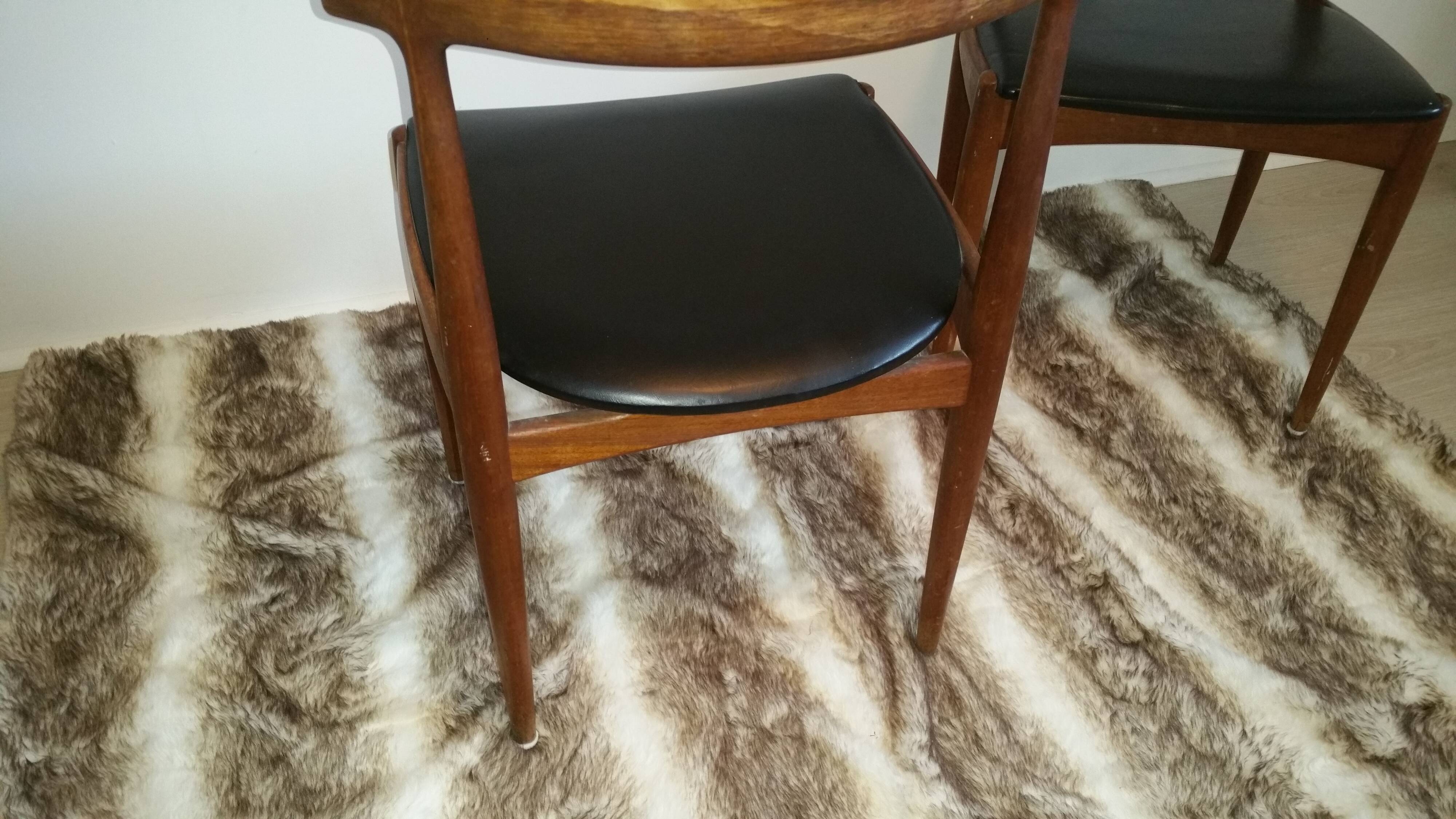 Set of 4 lounge chairs by Johannes Andersen for Denmark, 1960 s