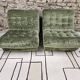 Pair of vintage velvet armchairs 1970"