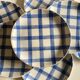 Set de 7 assiettes 1960 en faience vichy