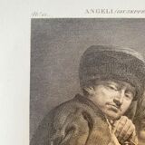 Giuseppe Angeli, La leçon de Tambour, engraving by H. Lallemand, xiXth century