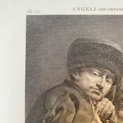 Giuseppe Angeli, La leçon de Tambour, engraving by H. Lallemand, xiXth century
