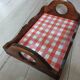 Old wooden tray