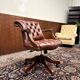 Classic English Chesterfield President Chair