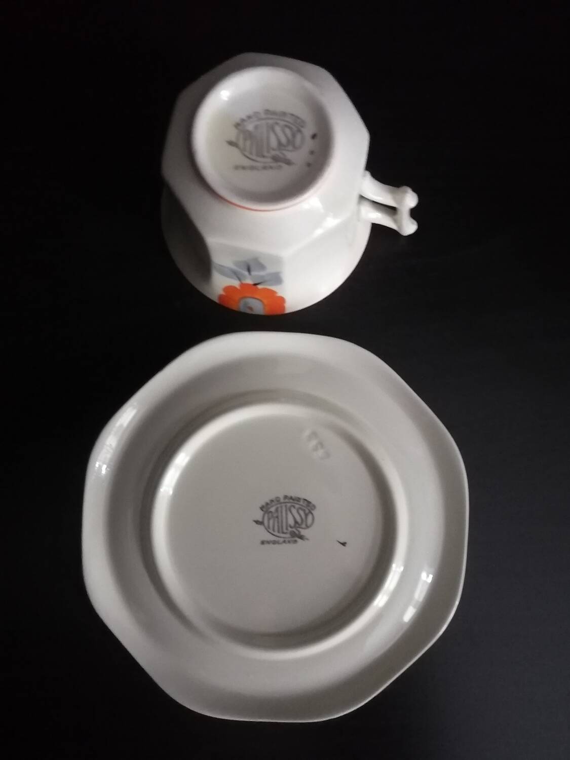 Palissy potery art deco service