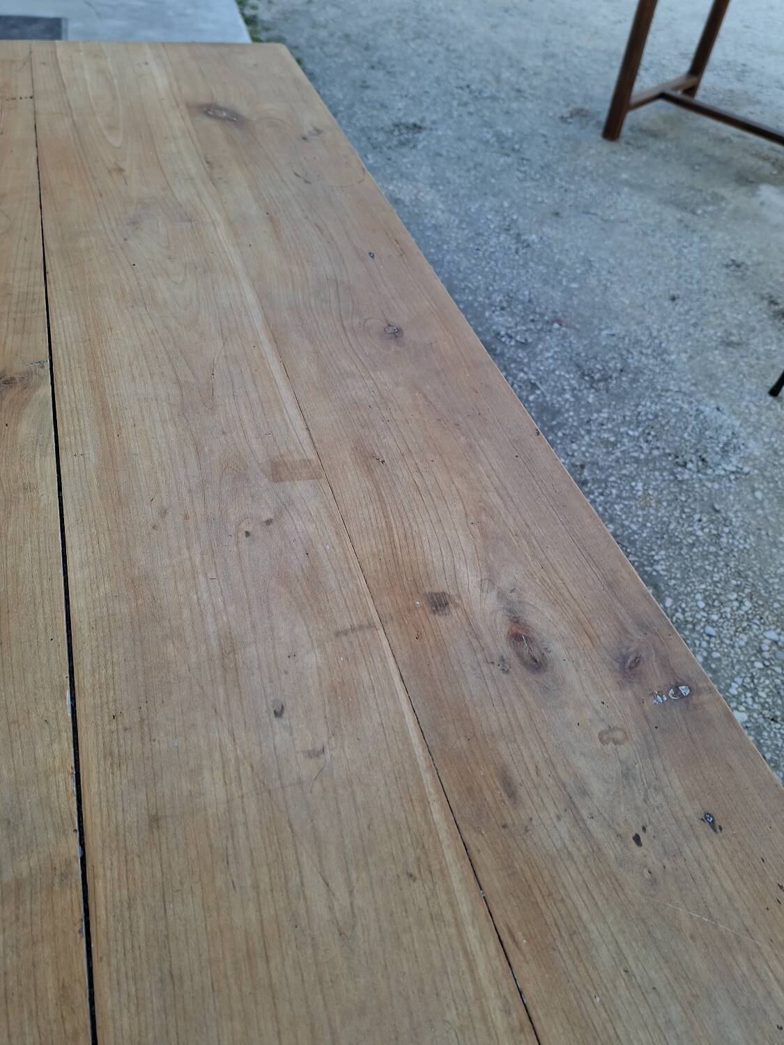 Table de Ferme rustique ancienne fabrication 1900s en Fruitier