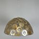 Vintage mother-of-pearl and resin pendant light, 1970s
