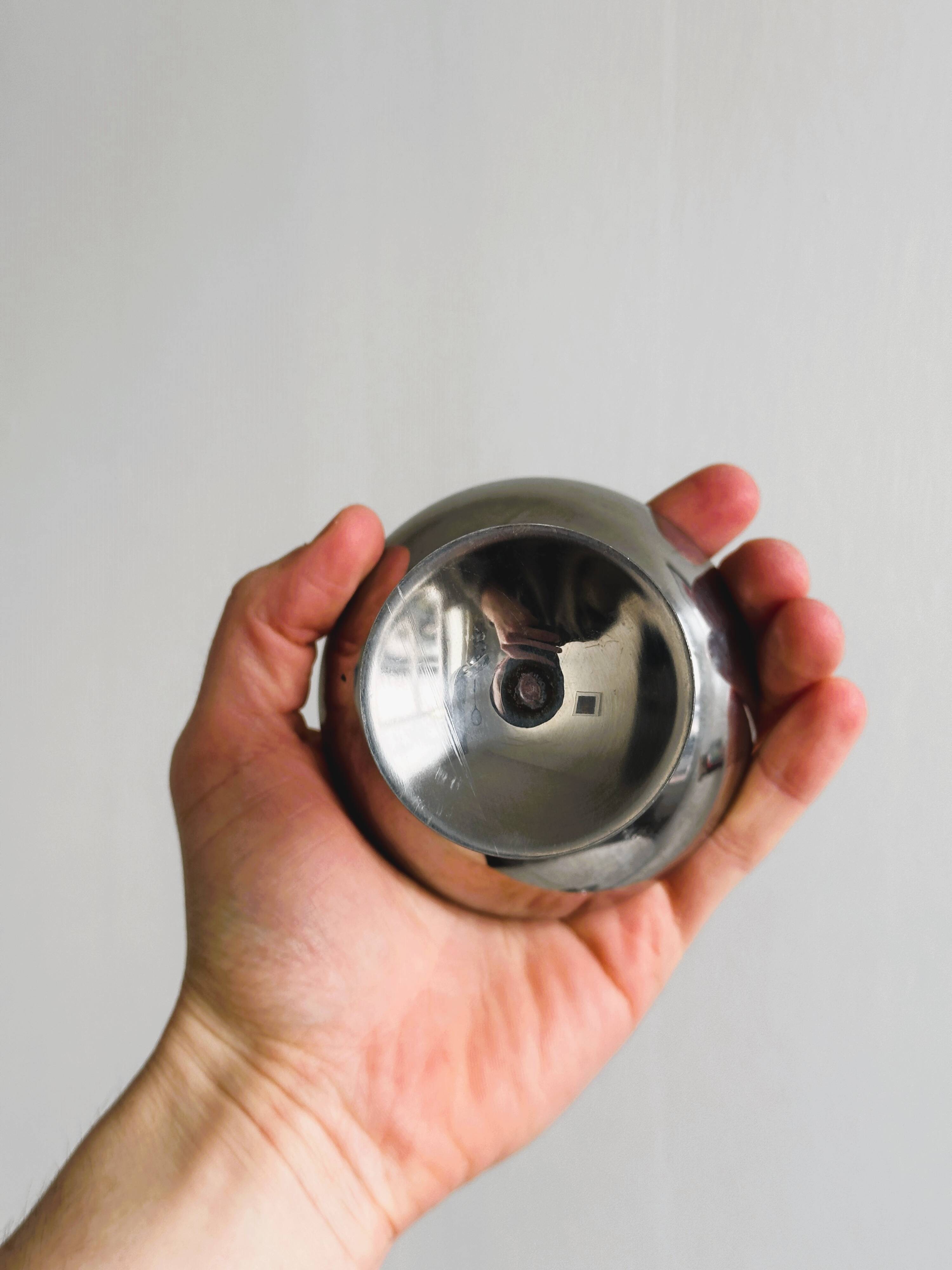 6 stainless steel footed bowls, Letang Remy style