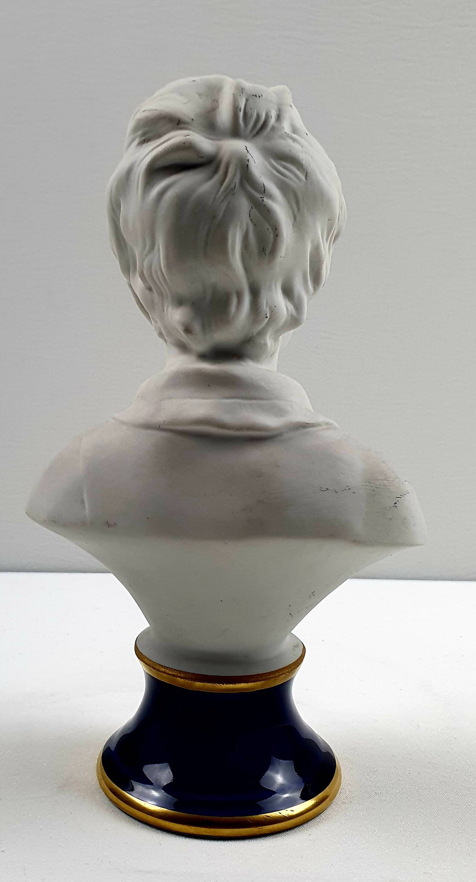 Porcelain children's bust of Limoges Tharaud