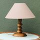Bedside lamp, turned wood
