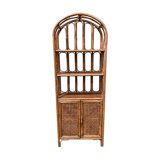 Rattan shelf at canning doors