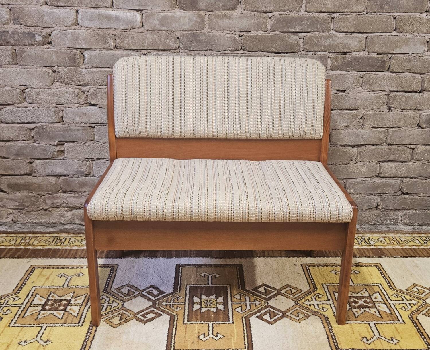 Scandinavian design bench 1970