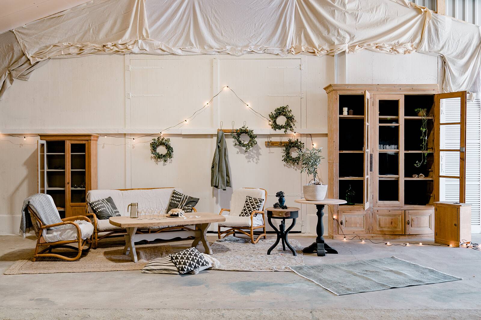 Vintage craft display case