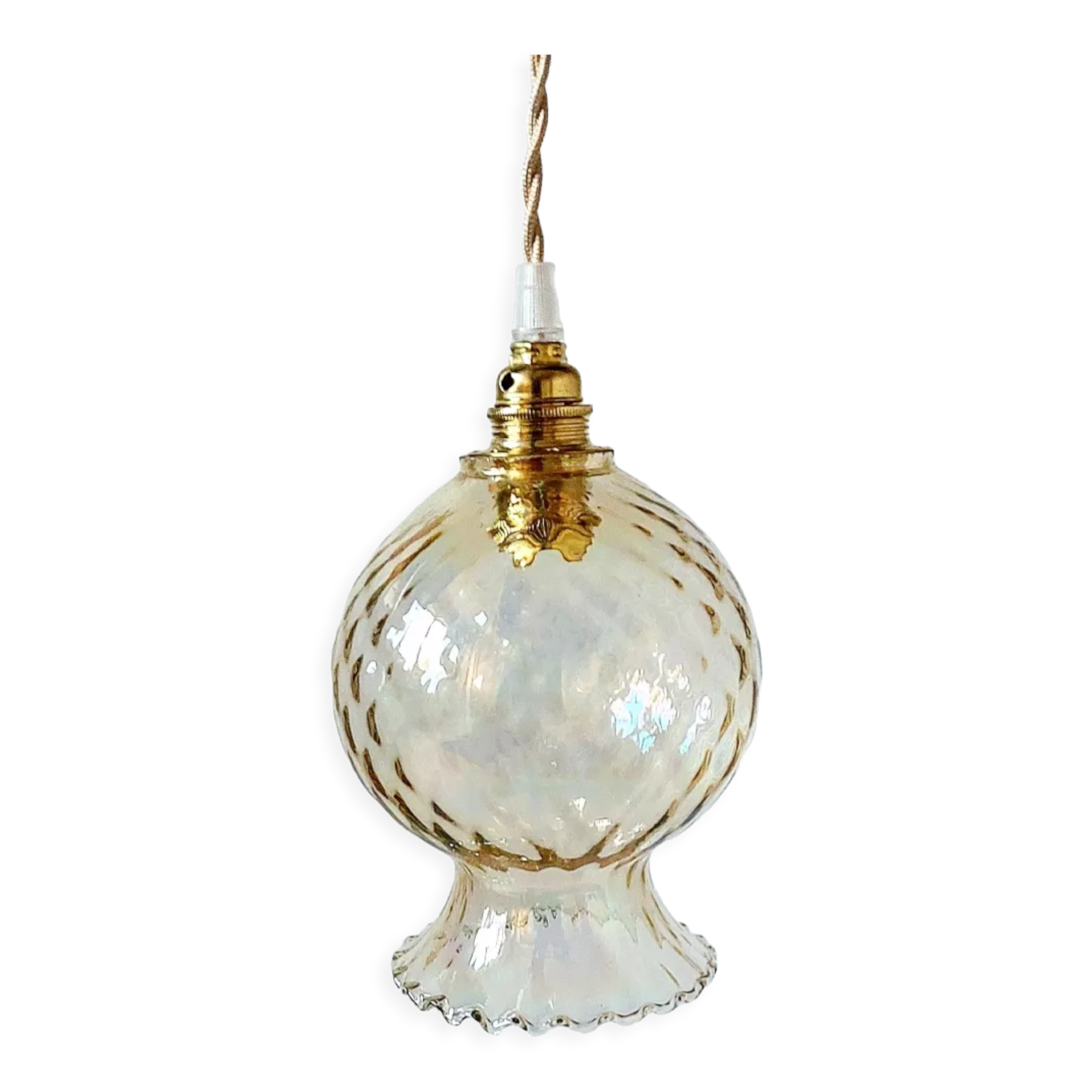 Baladeuse vintage irisée
