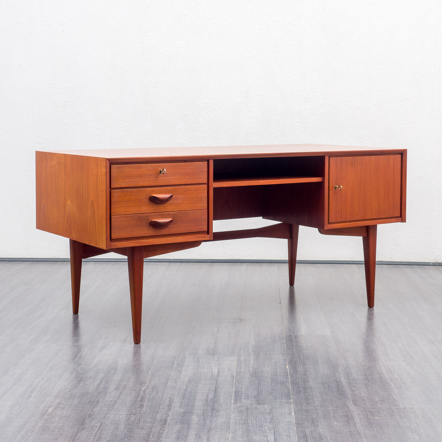 Office 60s, teak, restored