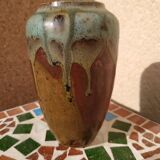 Pussaie sandstone vase by Jean Cacheleux