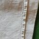10 old damask linen napkins with monogram