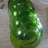 4 assiettes creuses en verre