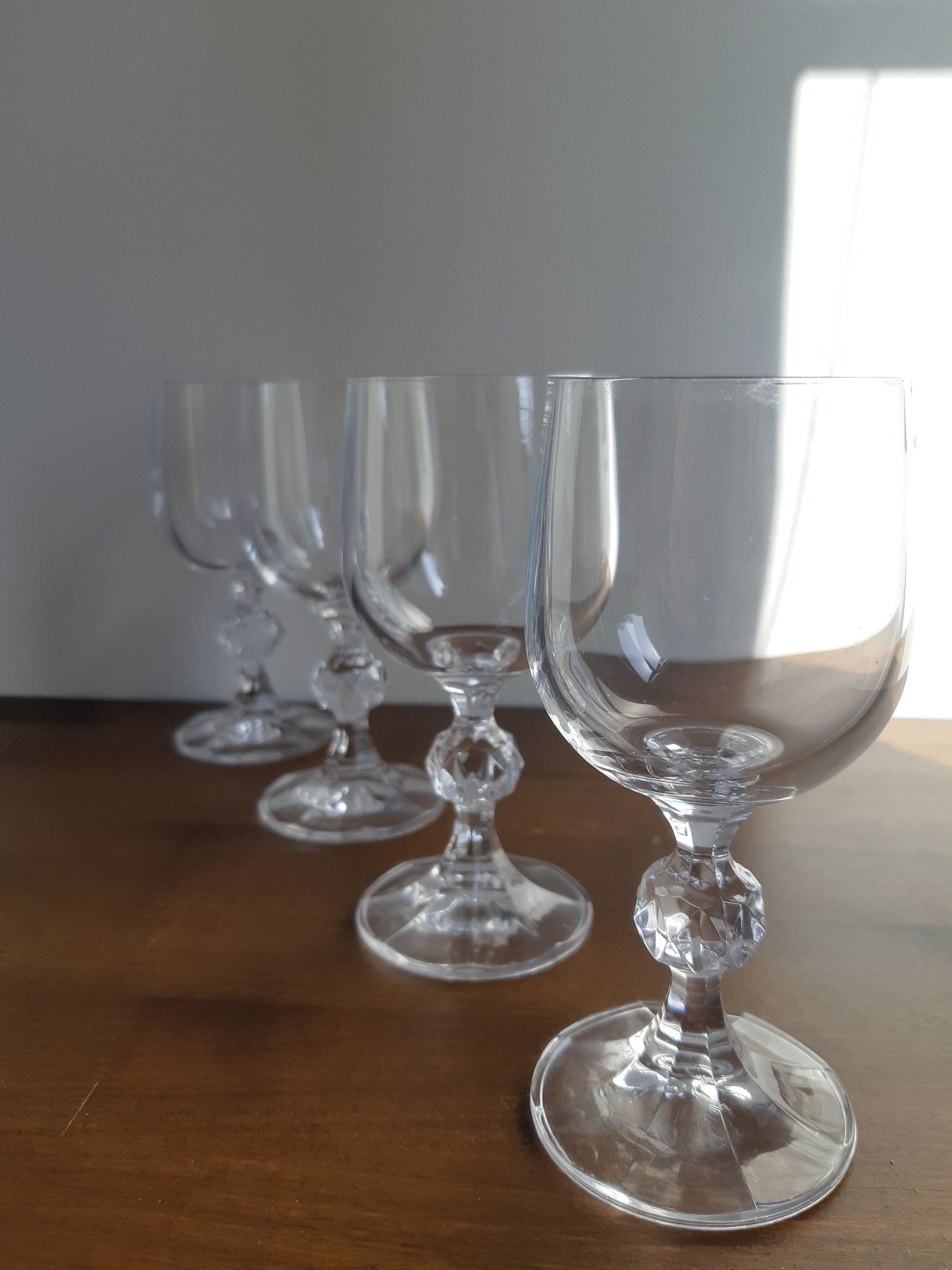 Set of 6 vintage walking glasses