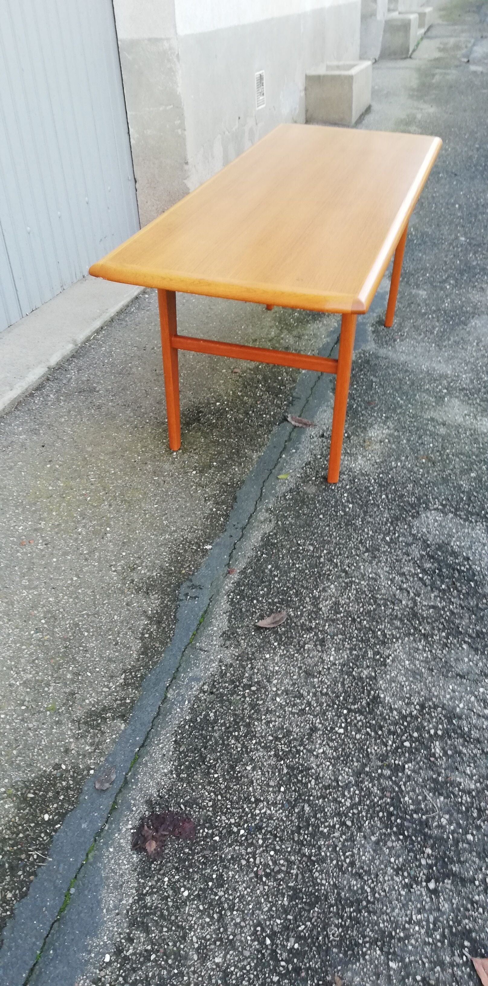 Scandinavian teak coffee table