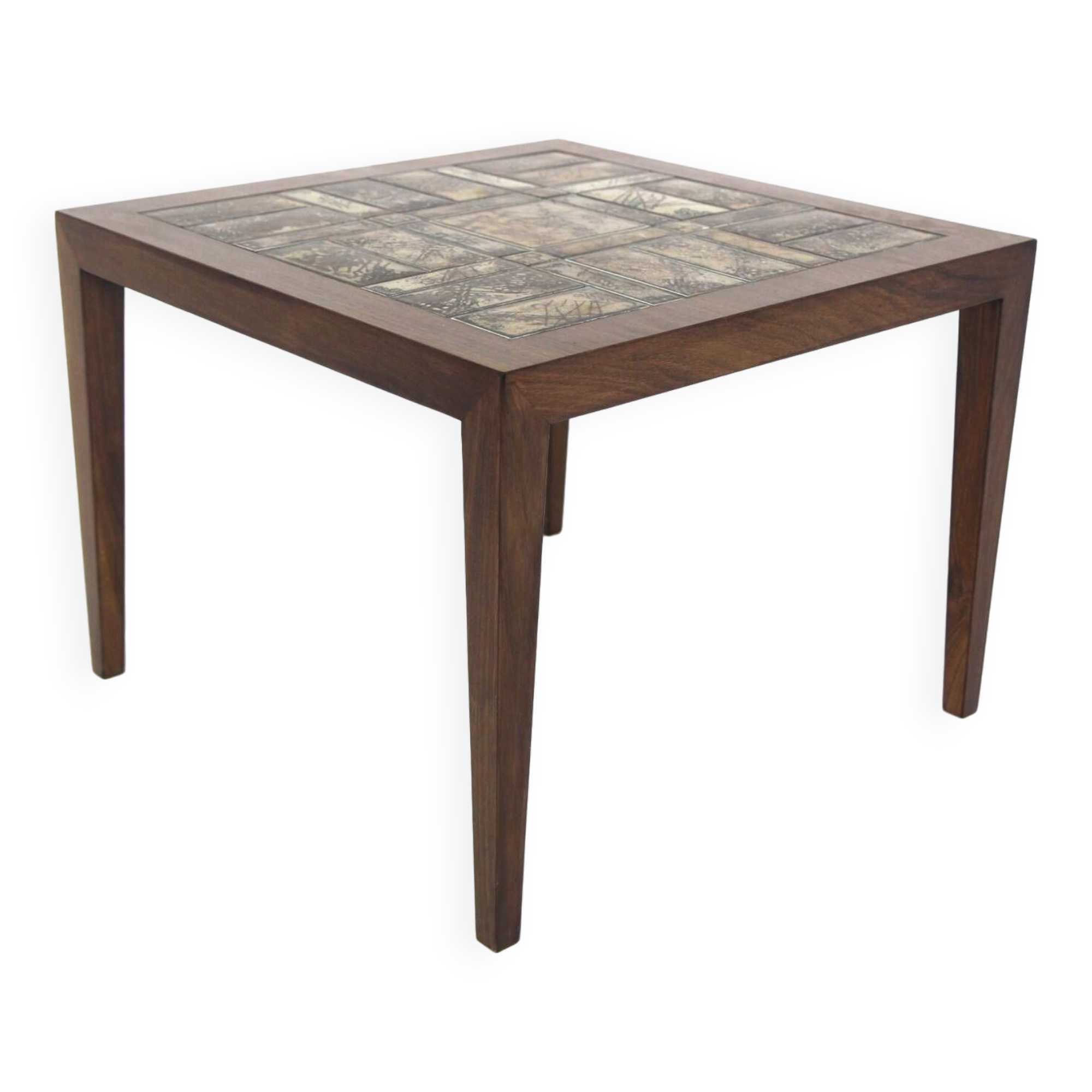 Rosewood side table, Severin Hansen, Haslev Møbelfabrikk, Denmark, 1960