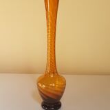 Vase soliflore en verre vrille