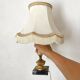Pair of retro fringed lamps