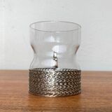Mid-century Finnish Tsaikka tea glass by Timo Sarpaneva for Iittala.