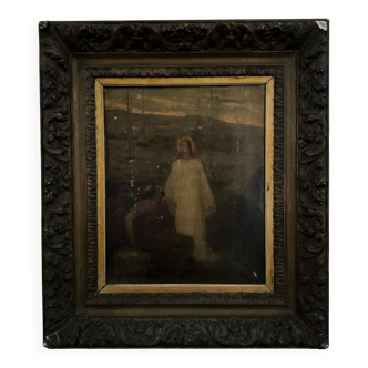 French School Jesus Christ and Saint Peter at the Jordan Ollivier